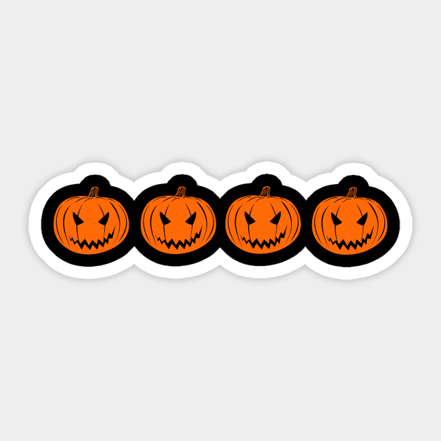 Pumpkin halloween gifts Sticker by cypryanus